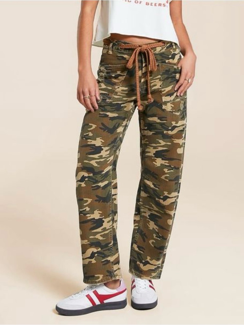 WANTED Gilded intent camo pants